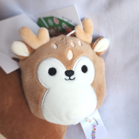 Squishmallows NWT 8" and clip 3.5" Dawn the deer stuffed animal - Picture 3 of 4